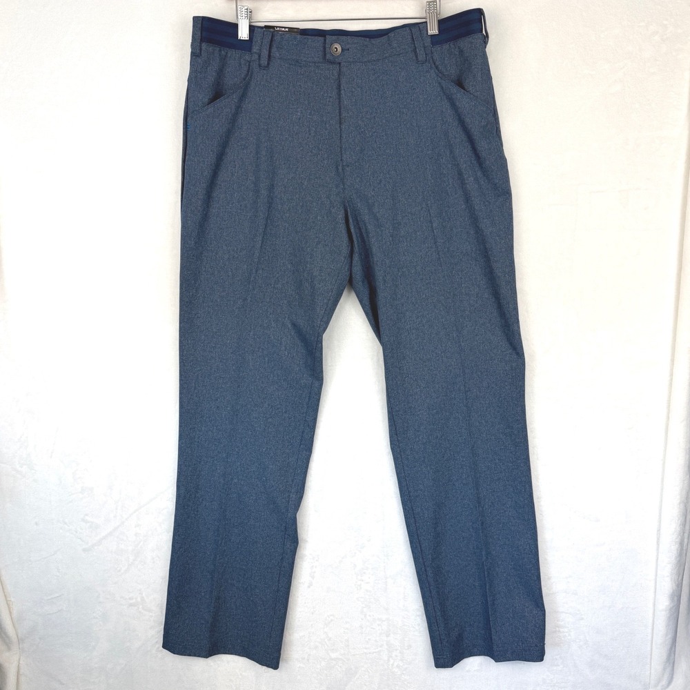 Adidas Mens Adicross Range 5-Pocket Golf Pants Blue Heather 36x32‎ AE4904 NEW